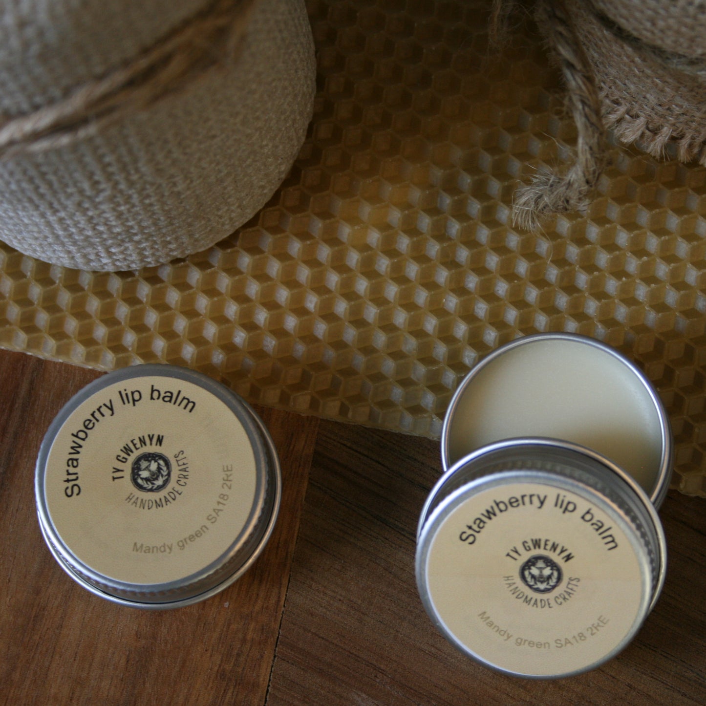 Handcrafted Strawberry Lip Balm – Sweet Comfort, Naturally