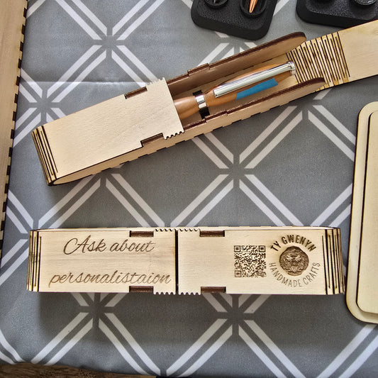 Laser-Cut Plywood Pen Case – Where Craft Meets Protection