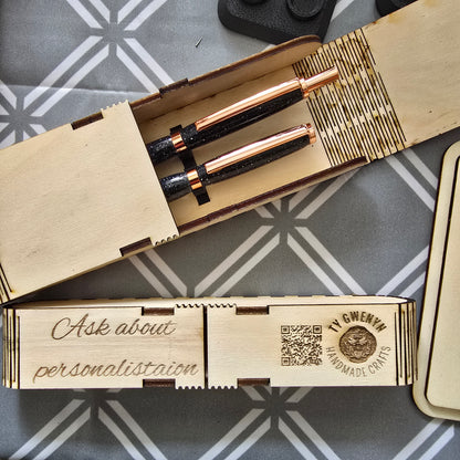 Laser-Cut Plywood Pen Case – Where Craft Meets Protection