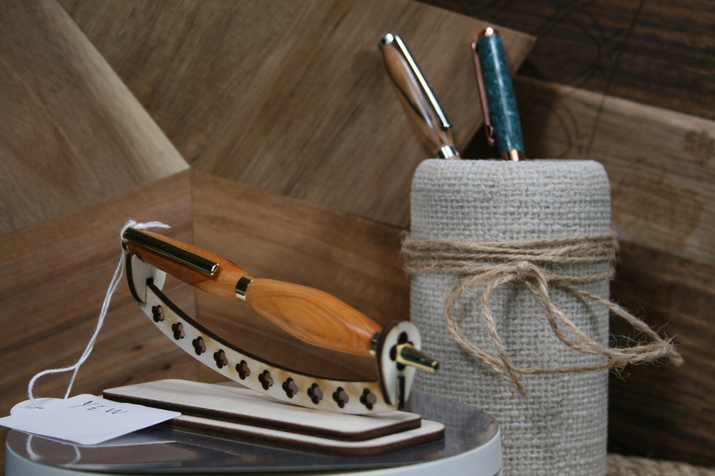 Slimline Yew Ballpoint Pen – Rooted in Tradition, Refined by Hand