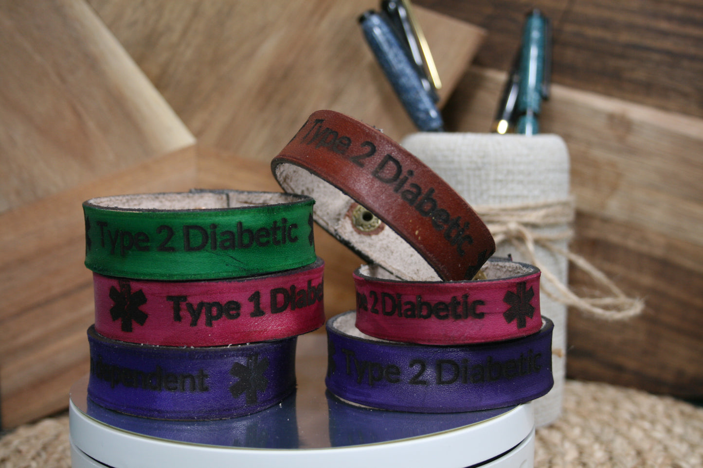 Customised Leather Bracelet