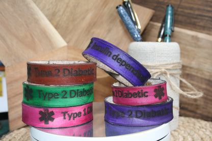 Customised Leather Bracelet