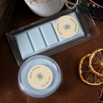 Beach Paradise Wax Melts – Your Escape in Every pack
