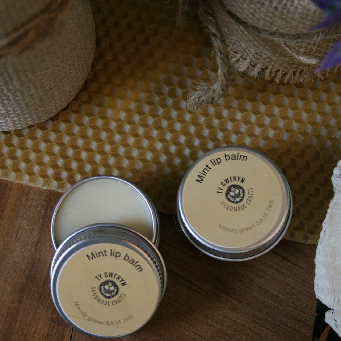 Mint Lip Balm by Ty Gwenyn Buzz fresh. Stay smooth.